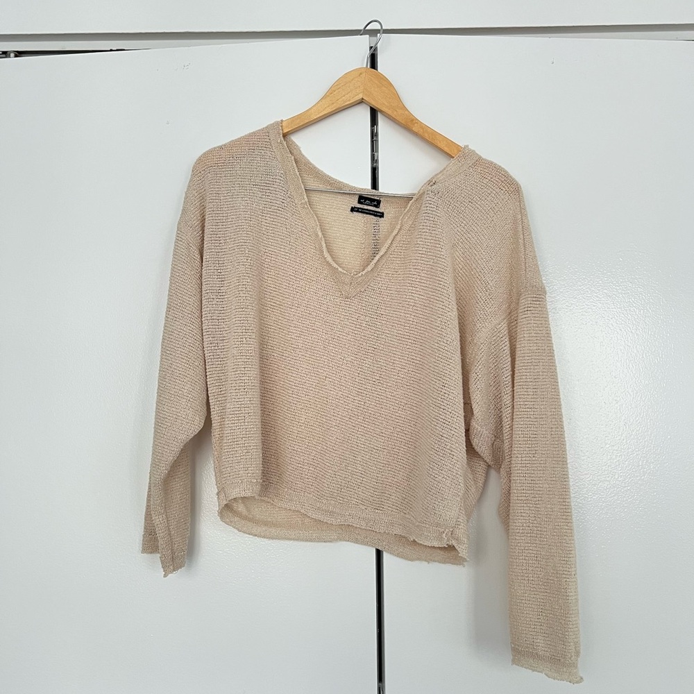 UO Logan Jersey Slouchy Top